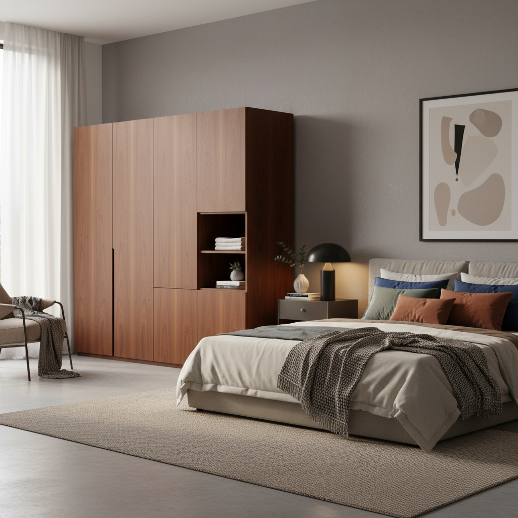 Dolap Yatak Odası Ortamında